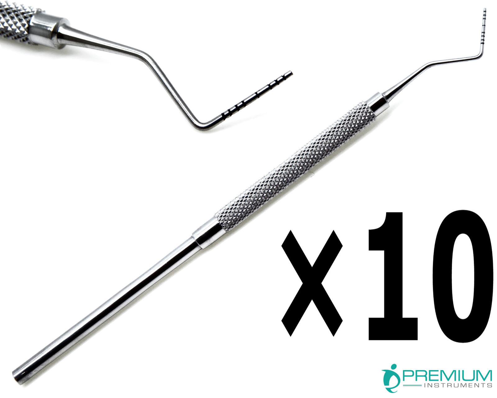 10 Pcs Dental Probe Williams Color Coded Marking Periodontal Instruments