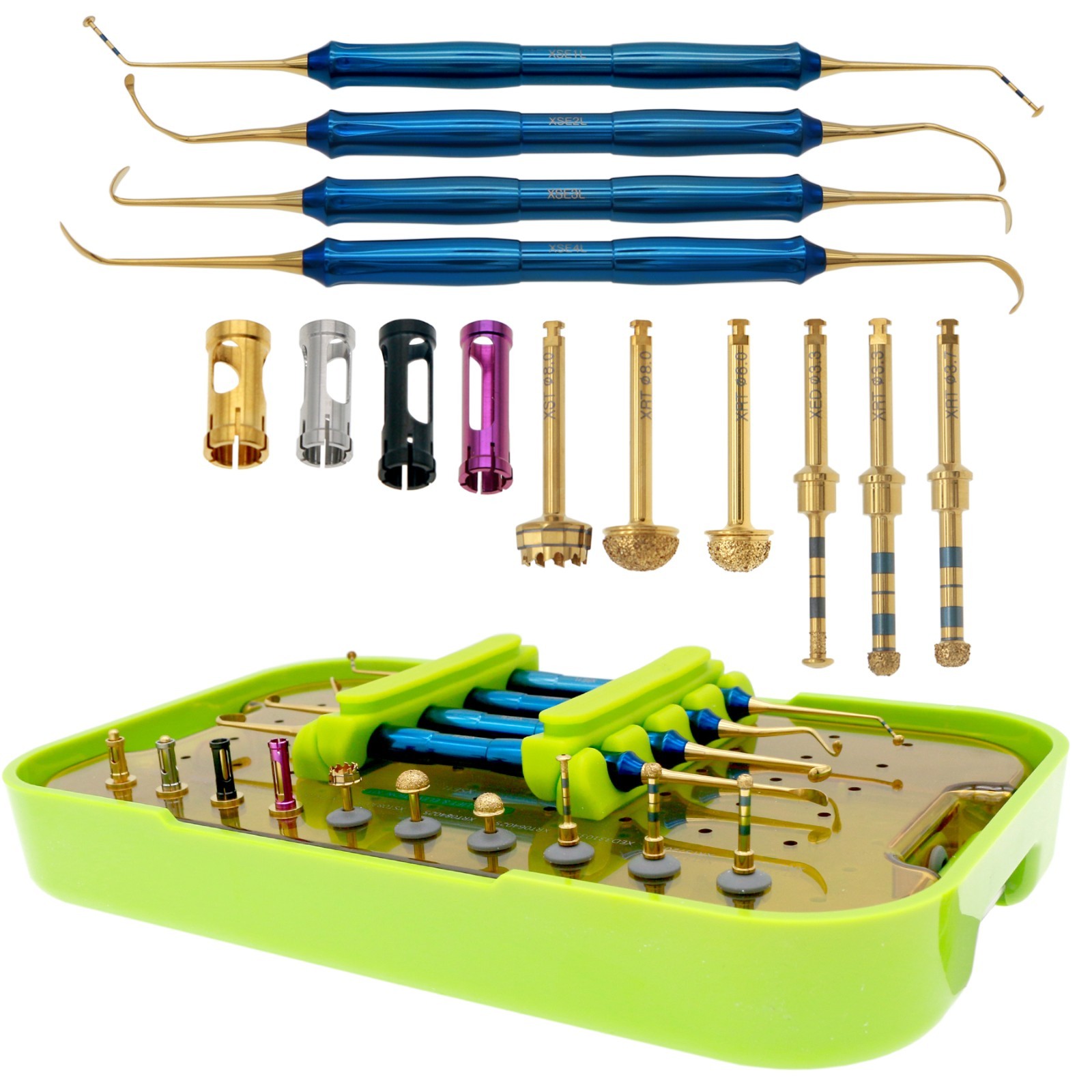 DASK Dental Sinus Lift Kit Lateral Crestal Drills Stoppers Elevation Instruments