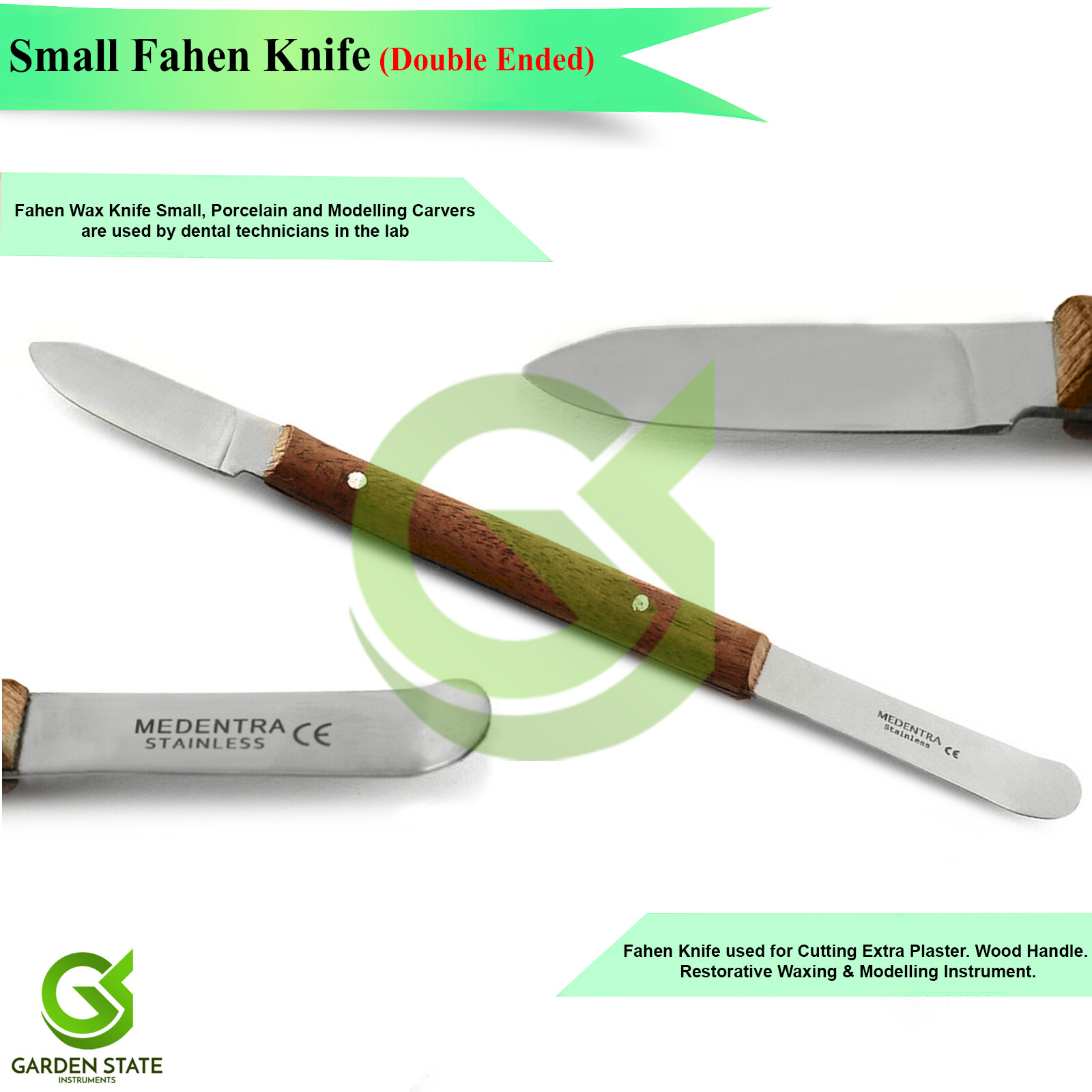 Dental Fahen Knife Small Plaster Alginate Spatula Mixing Lab Technician Tools