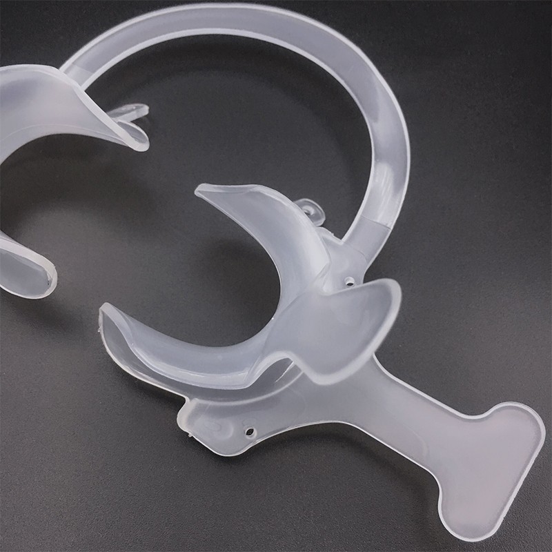 4Pc Dental Orthodontic C Type Mouth Opener Transparent Tooth Intraoral Lip Cheek