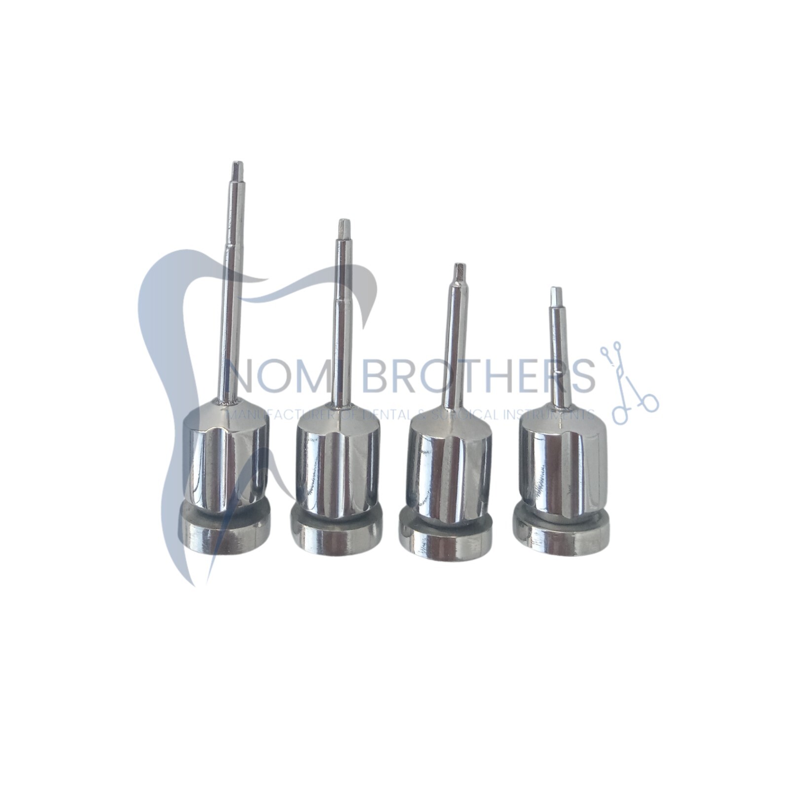 4 Hand Hex Driver 1.25mm Manual Screwdriver Abutment Tool For Dental Implant
