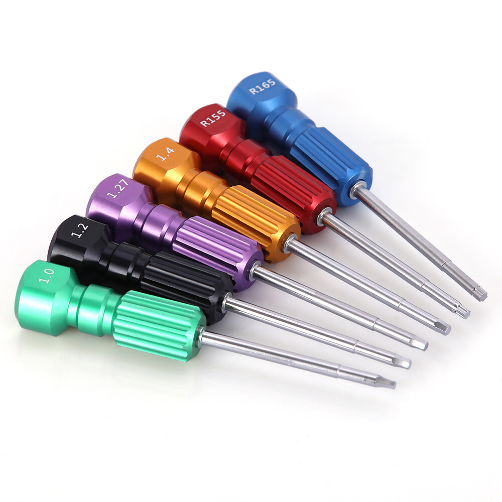 6PCS Dental Stainless Steel Implant Screw Driver Dentist Instrument Tool Kit