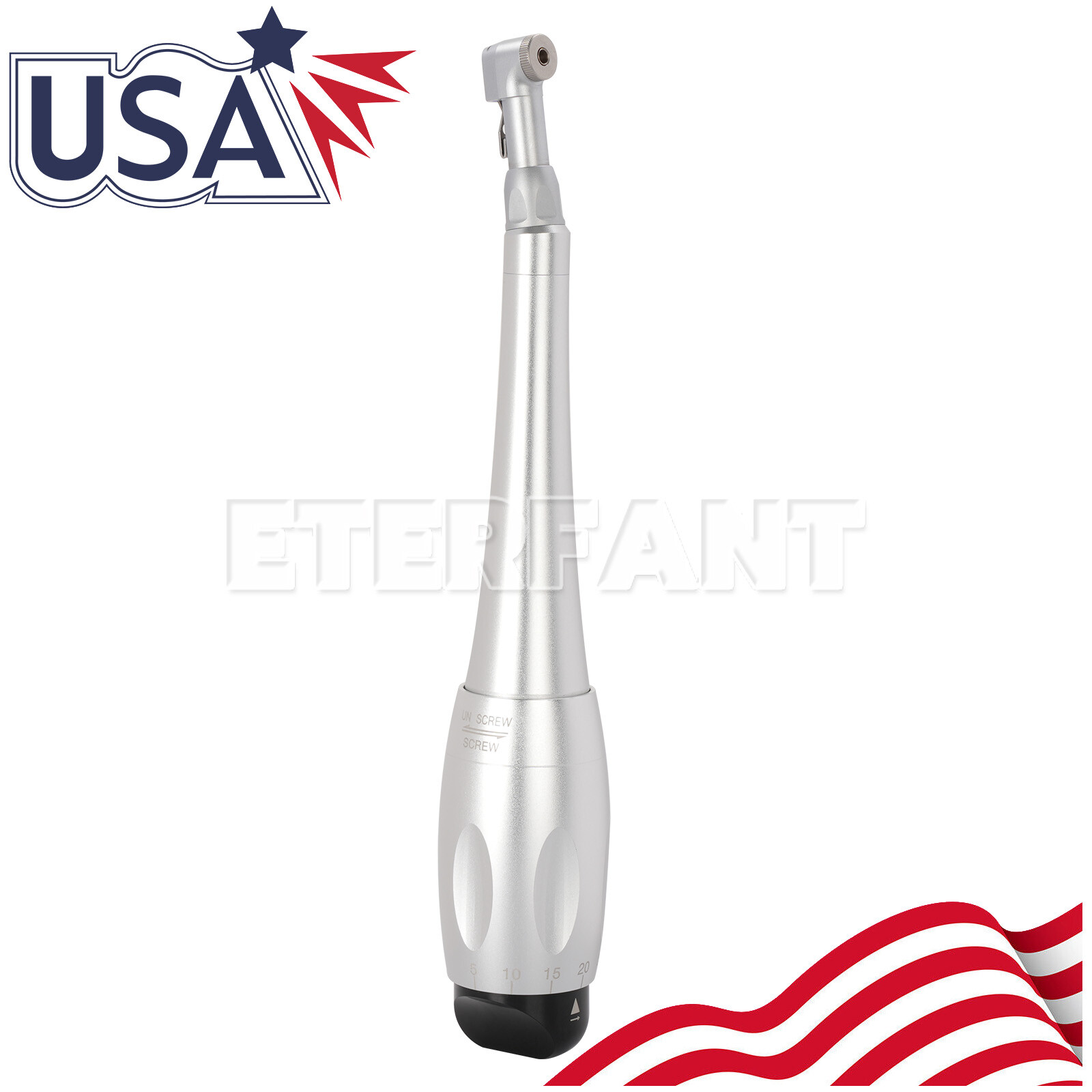 Dental Universal Implant Kit Torque Wrench Contra Angle &16pcs Drivers Silver