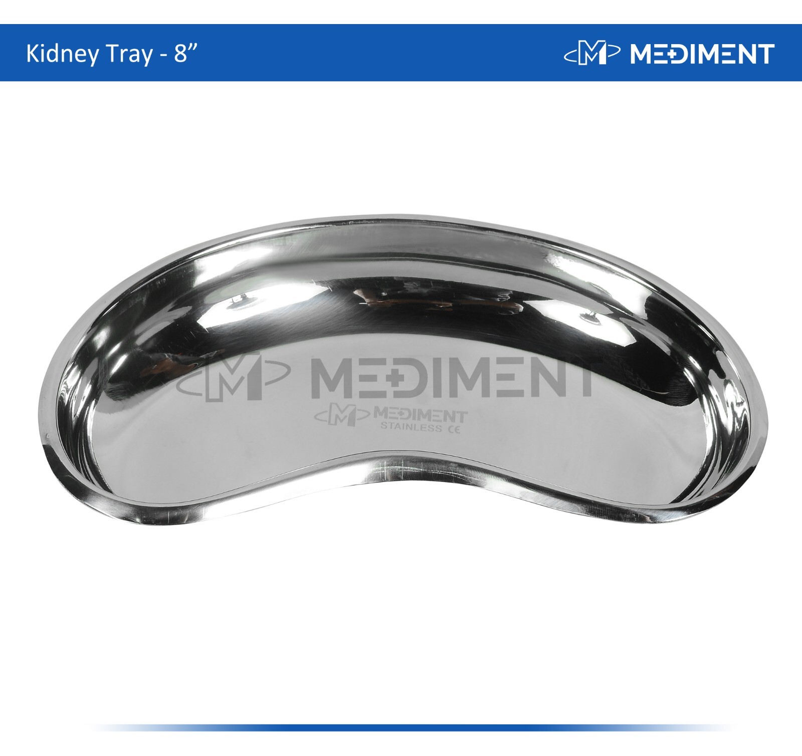 Kidney Bowl Tray 8″ Basin Dental and Surgical Instrument Stainless Steel New CE