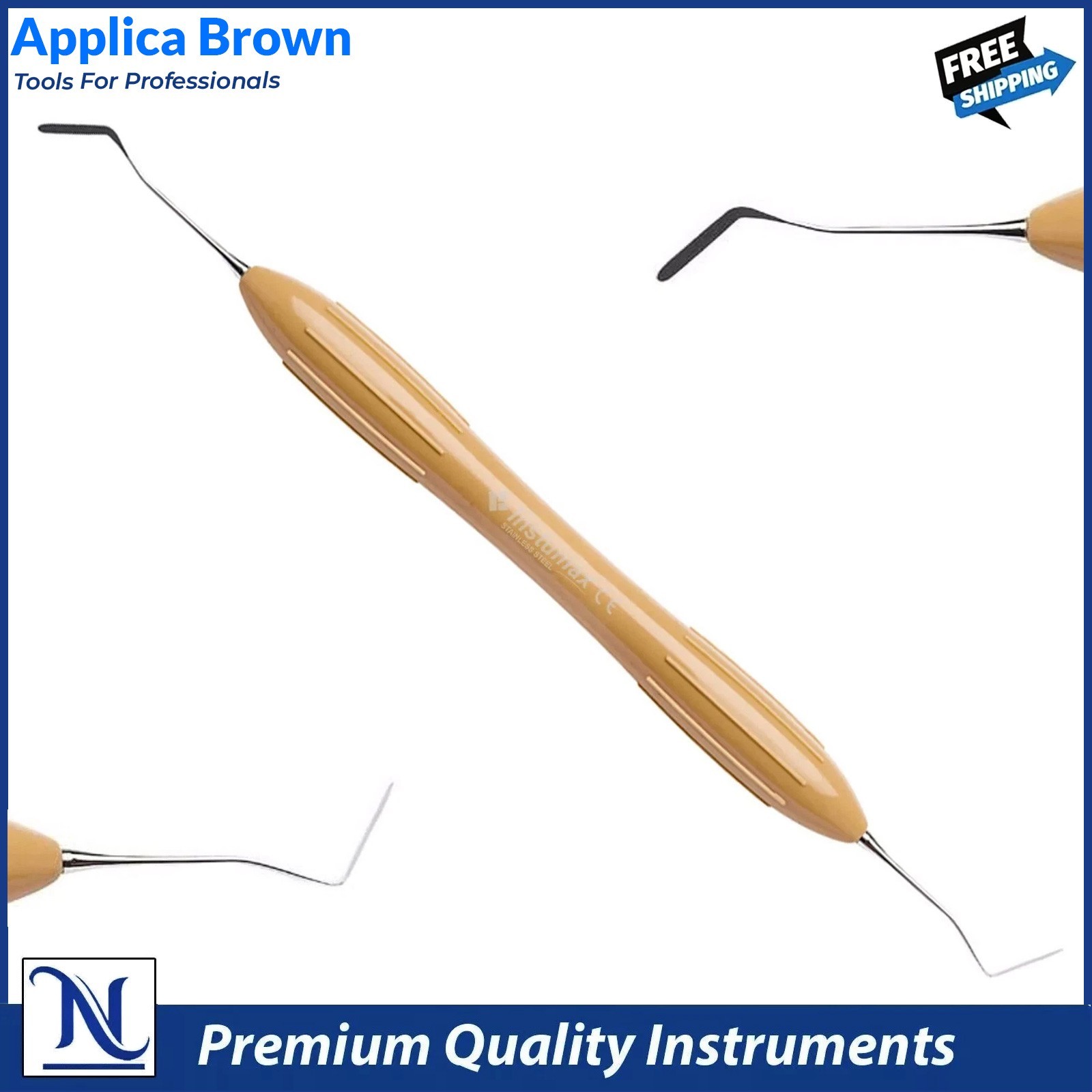 Dental Composite Filling Instruments Set of 5 Silicon Handle LM Arte