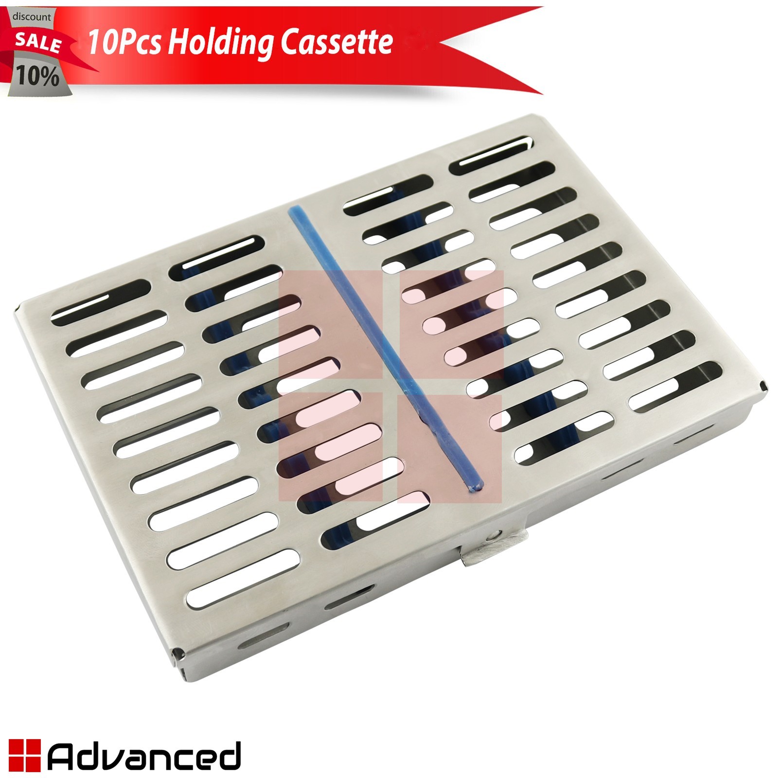 Dental Bone Spreading Chisels & Osteotomes Kit W/ Cassette Implant Instruments