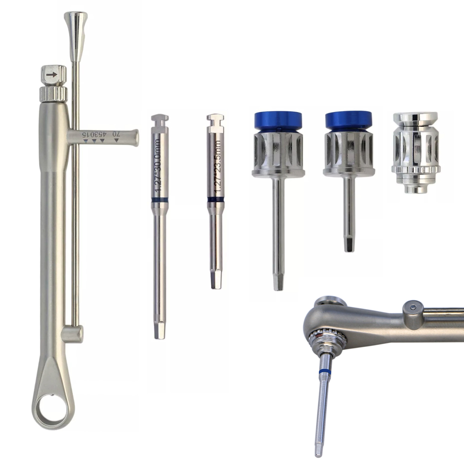 Implant Screwdriver Hex 1.27 Prosthetic Kit Torque Wrench Manual Driver Adin MIS