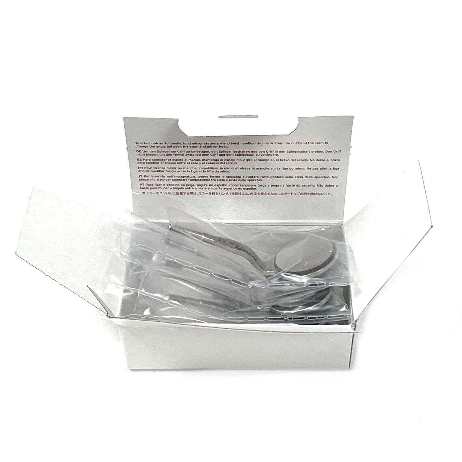 Double sided mirror # 5 (pack of 6) Rhodium Coated