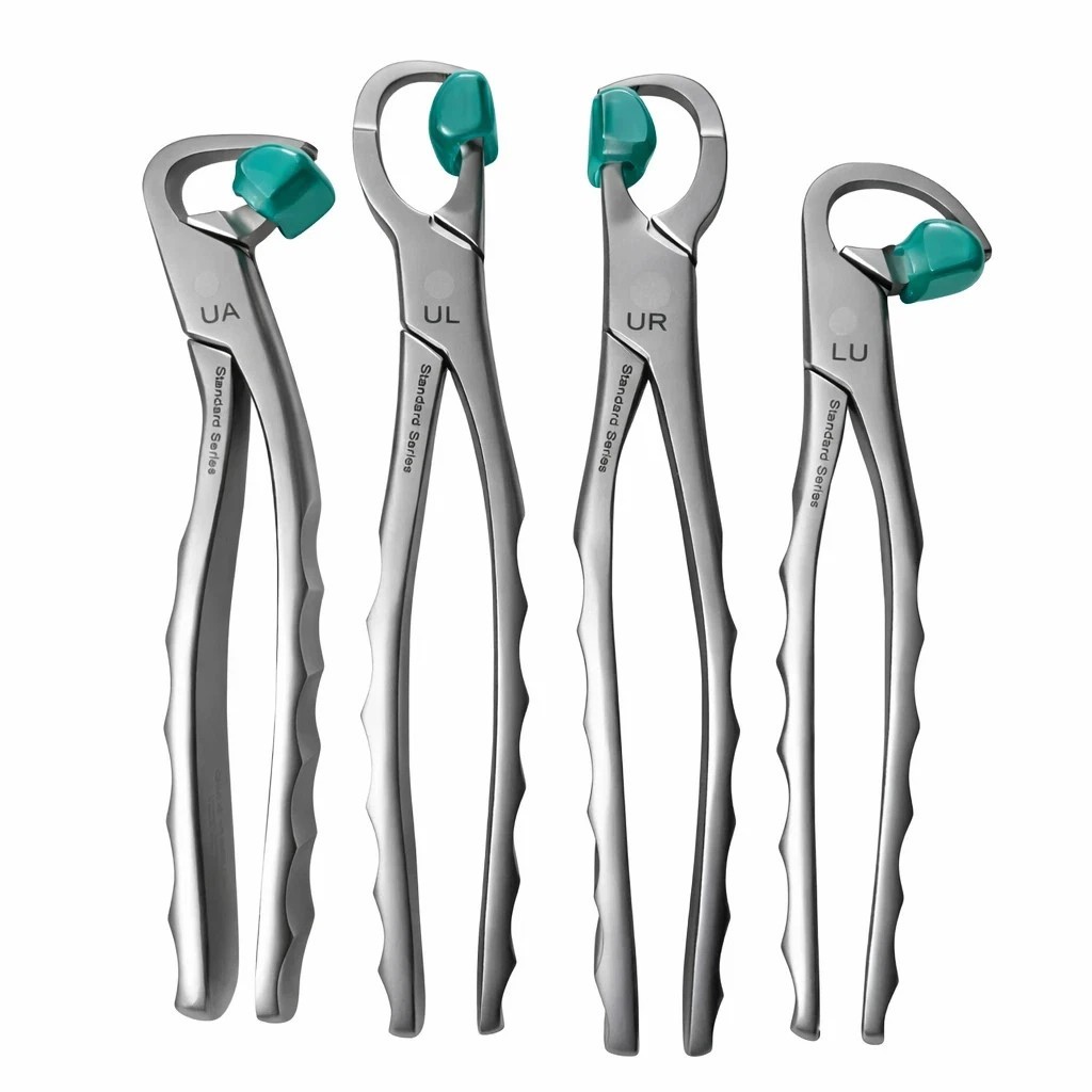 Dental Extraction Forceps Standard Series Set of 4 Pcs + Molar Series + Pedo Set