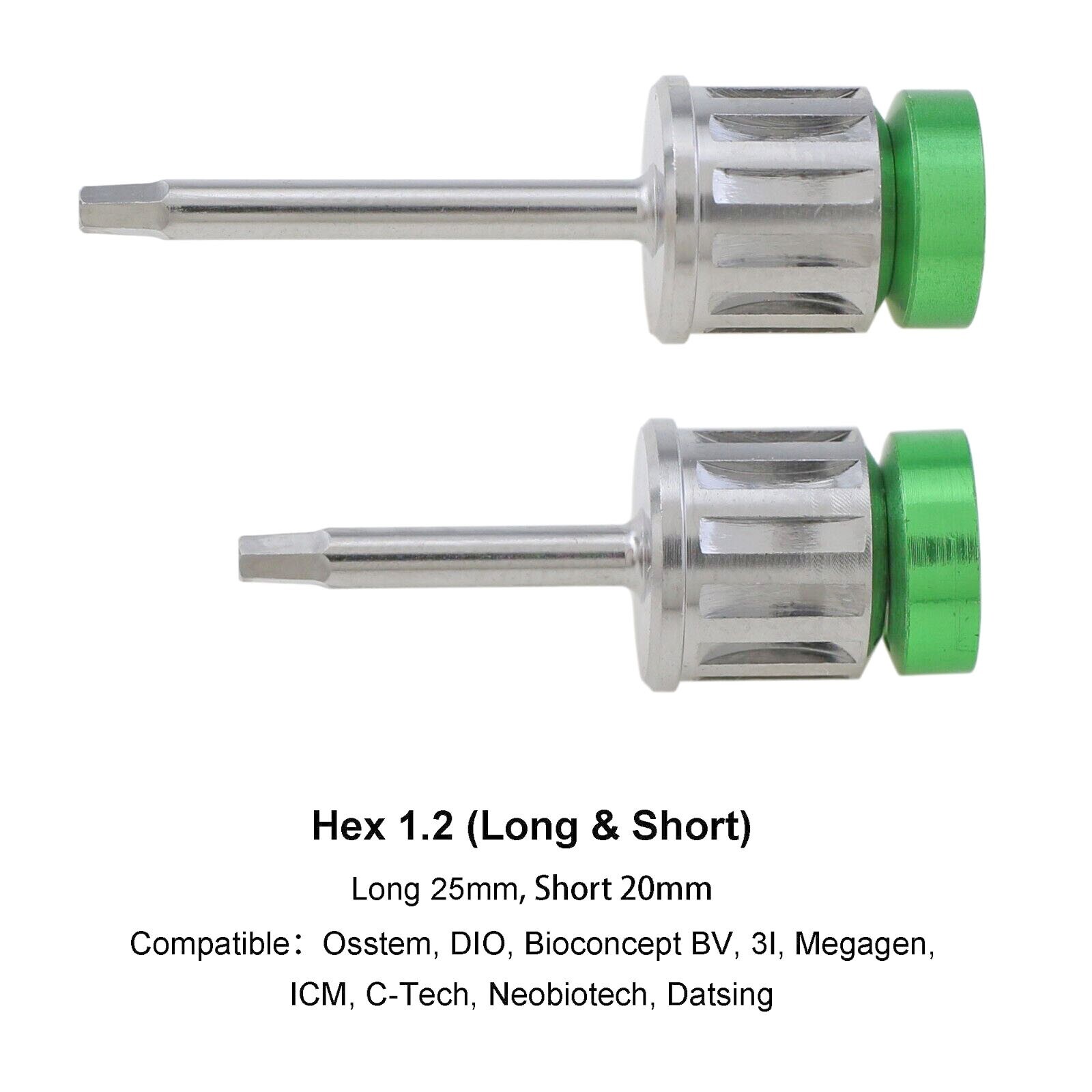 Dental Neobiotech Osstem Implant Driver Hex 1.2 Screwdriver Hand Machine Wrench
