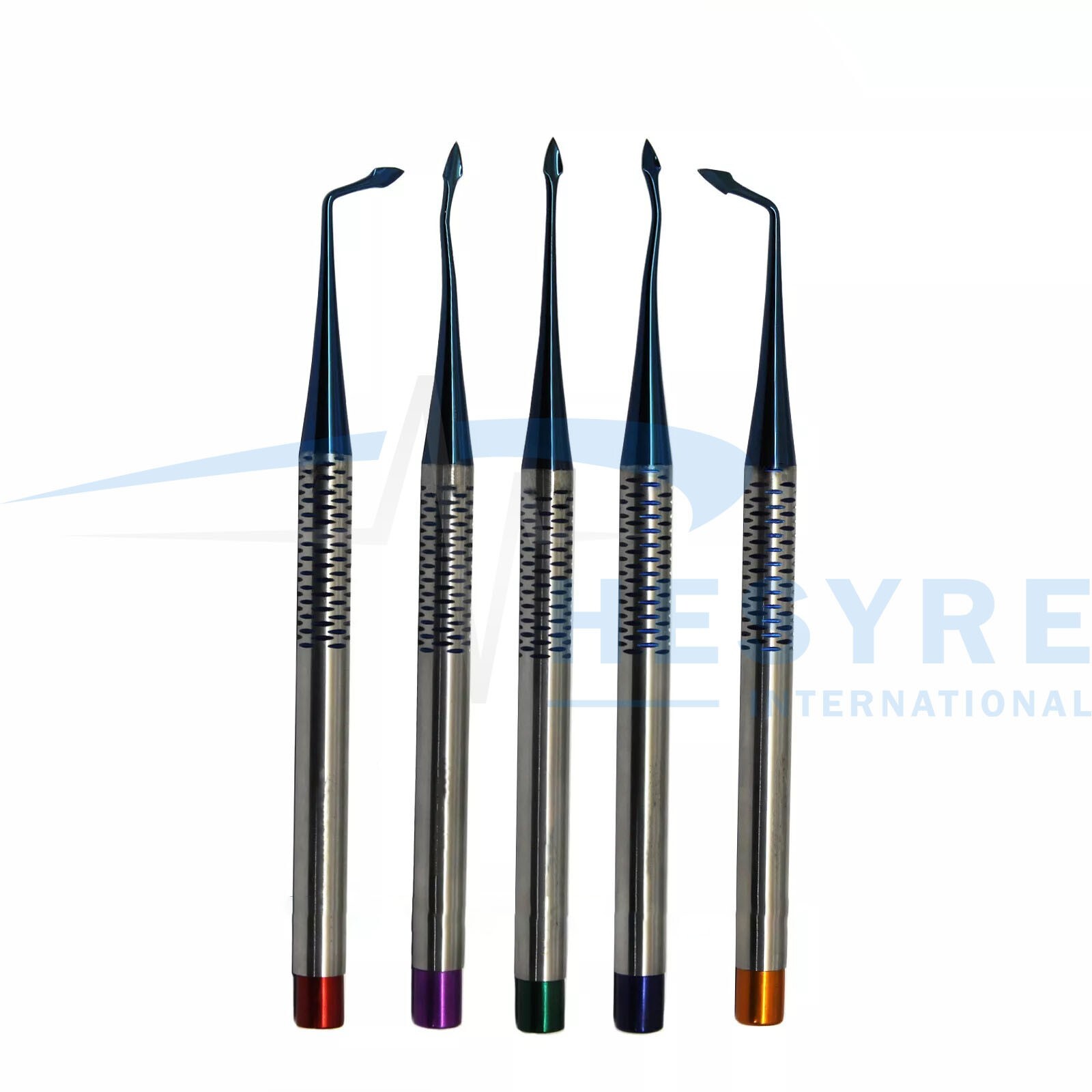 5 PCS Dental PDL Spade Luxating Root Bernard Surgical Extraction Spade Elevators