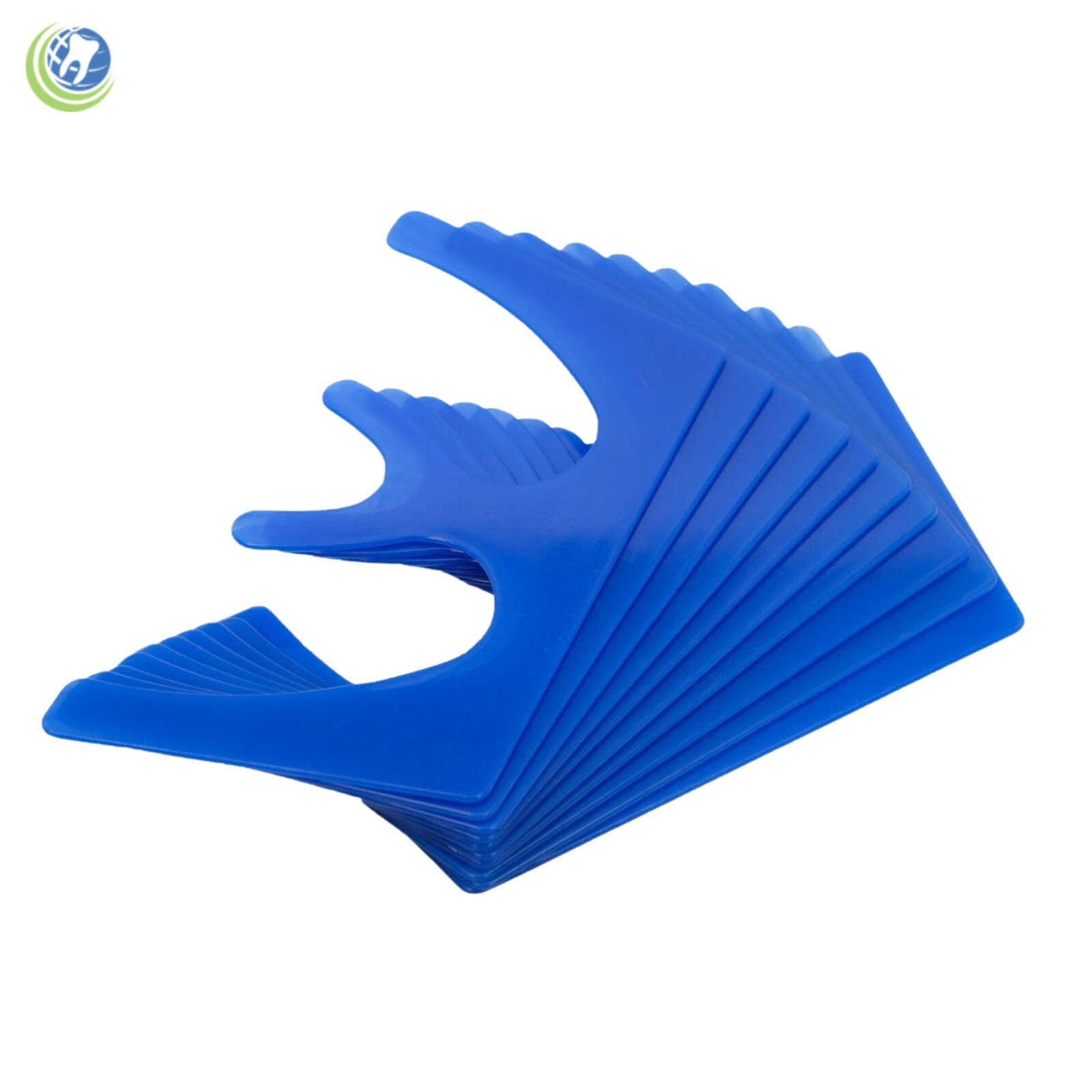 10 X DENTAL OCCLUSAL MAXILLARY CASTING FOX PLANE PLATE BLUE AUTOCLAVABLE