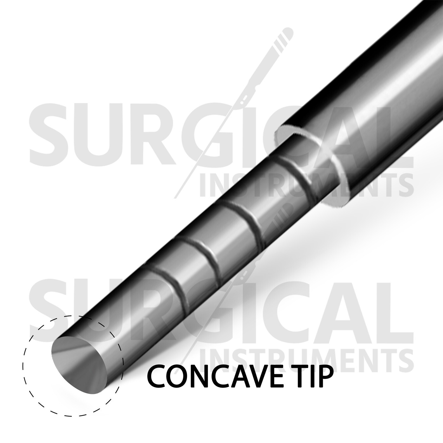 10 Pcs Sinus Lift Osteotomes Set Kit Dental Implant (Concave Tips) German Grade