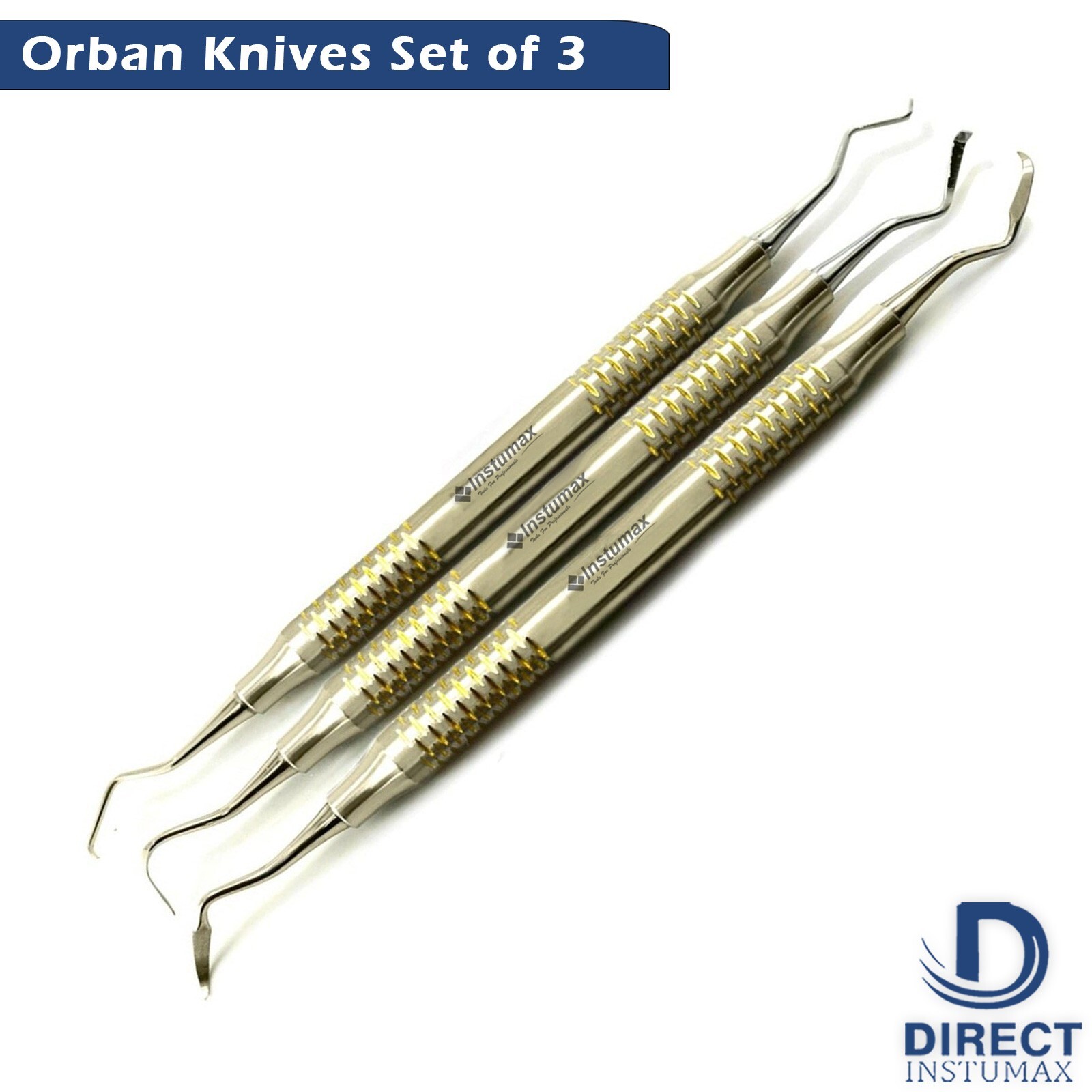 Perio Gingival Surgery Kit Periodontal Orban Knives Dental Tunneling Instruments