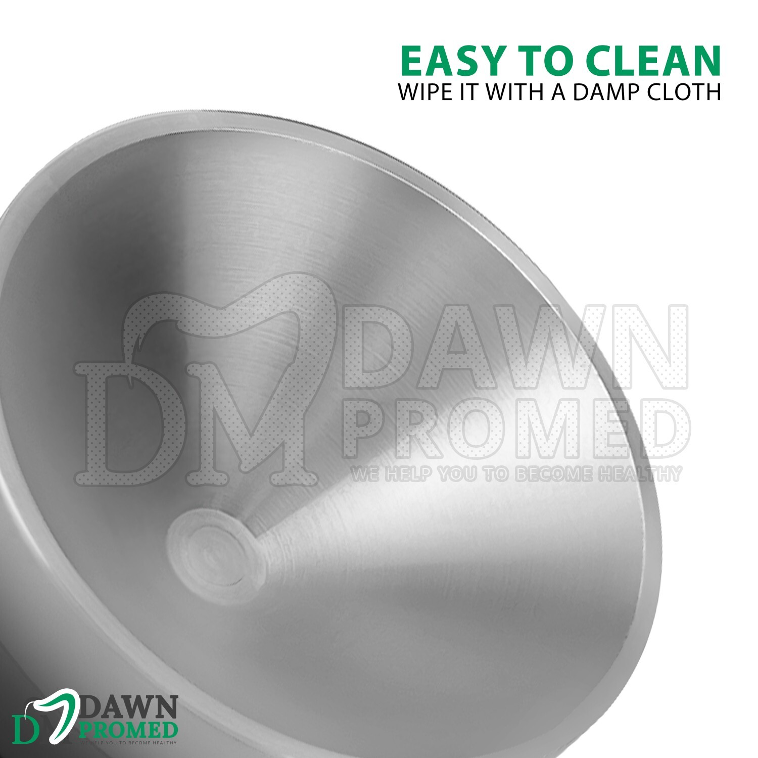 2 Pcs Dental Implant Bone Mixing Amalgam Well Pot Set Non-Slip Base Dentist Inst