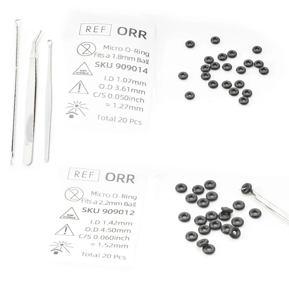 Micro Replacement O Ring Kit for Sterngold Mini Implant Fits a 2.2mm 1.8mm Ba…