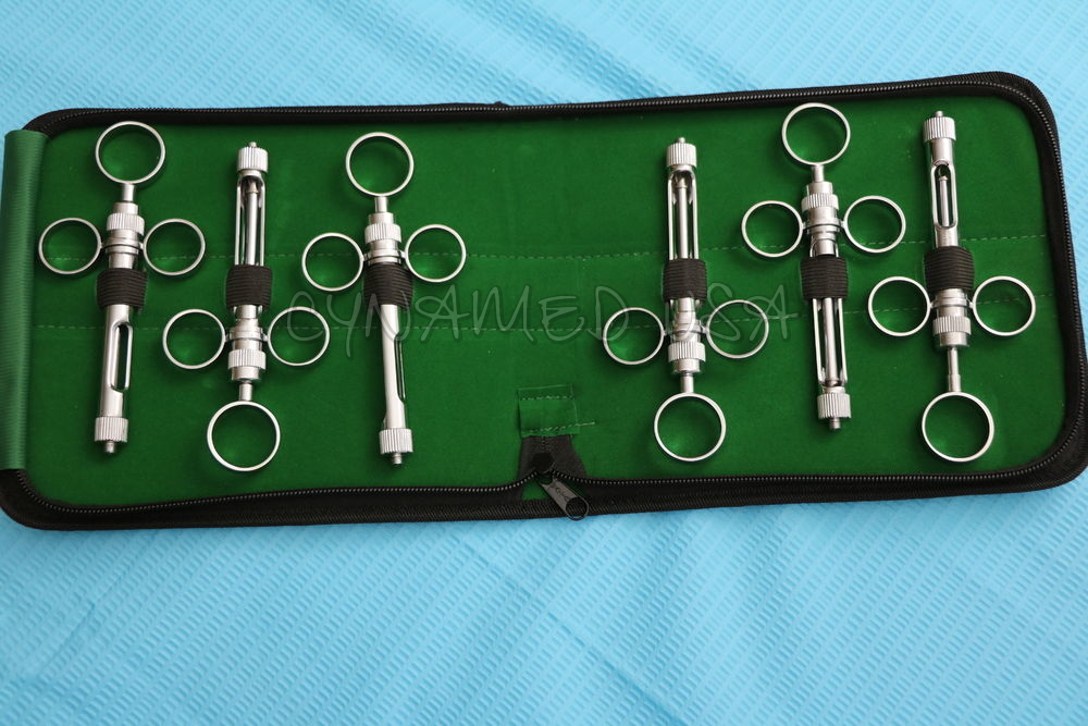 German Grade 6 DENTAL ASPIRATING SYRINGE DENTAL INSTRUMENTS 1.8CC A+ QUALITY