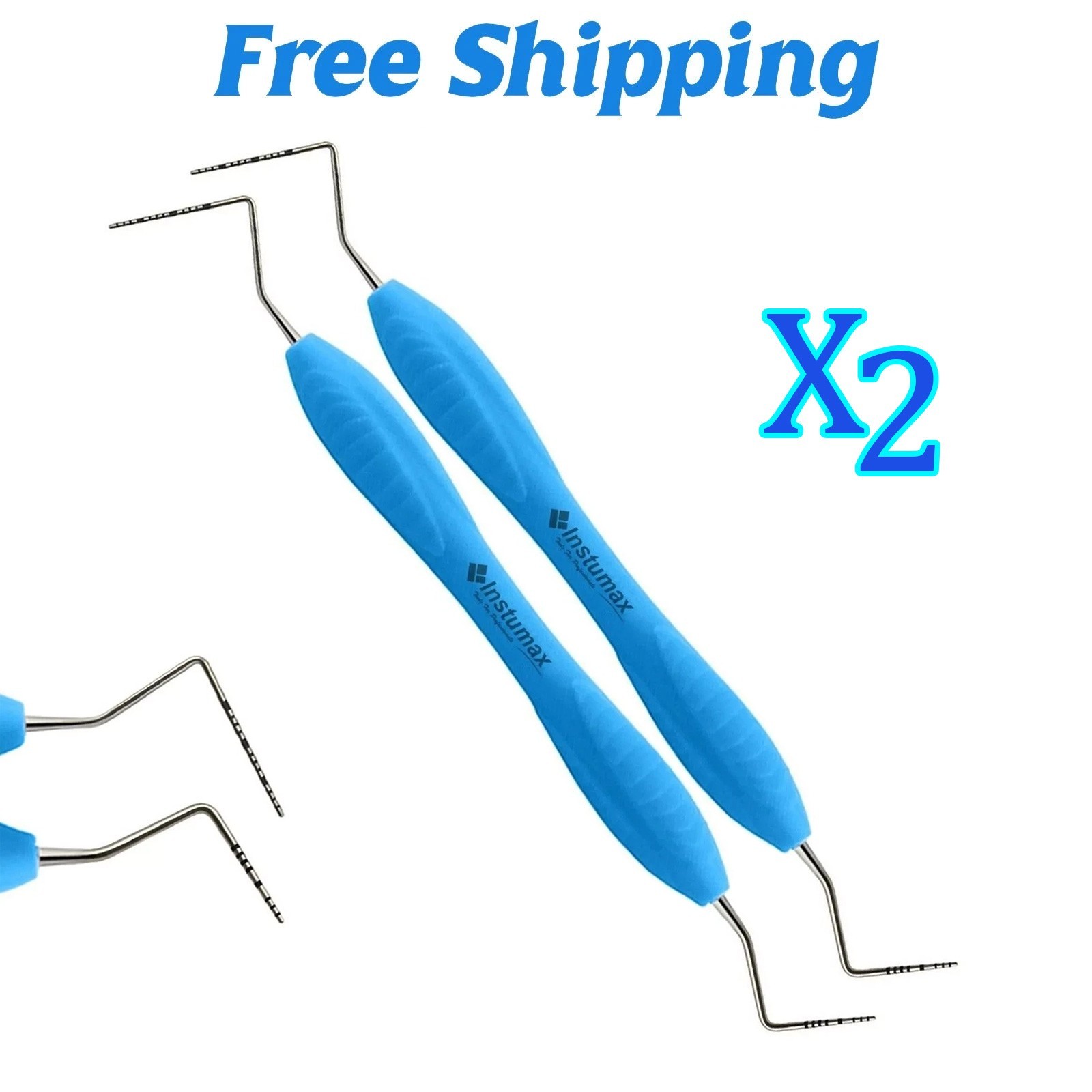 X2 Color-Coded William/CP15 Probe – Silicone Handle Periodontal Probe Dental