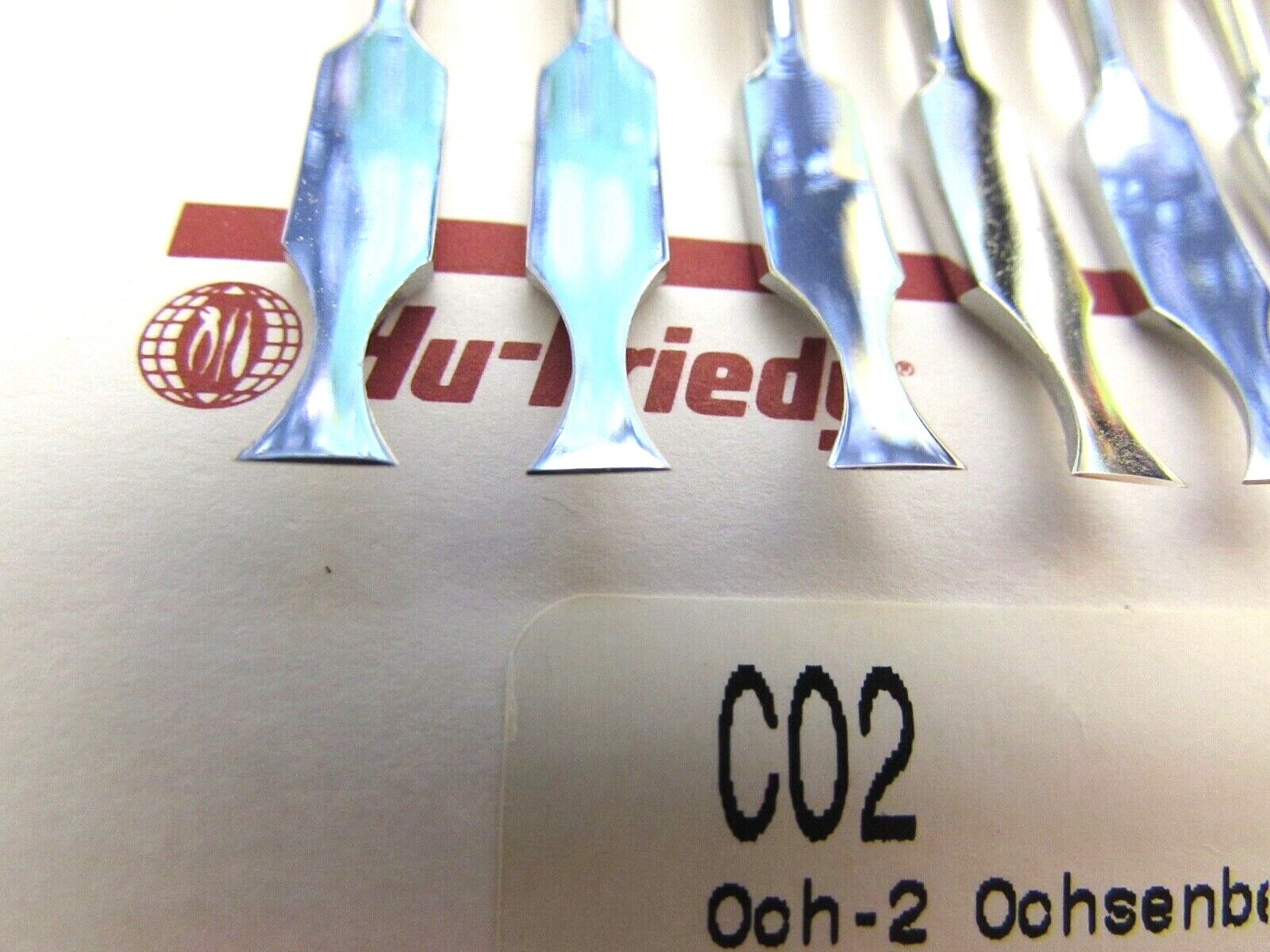 NEW Set of 2 Hu-Friedy C02 Och-2 Ochsenbein SE Perio Periosteal Chisels
