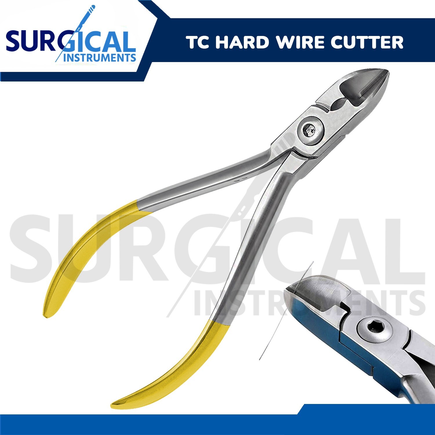 T/C Micro Mini Pin & Ligature Cutter 15 Degree Orthodontic German Grade