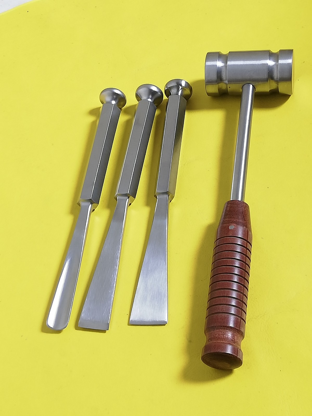 Stille Osteotomy Bone Chisel Gerzog Mallet Surgical Orthopedic Instruments 4 PCS