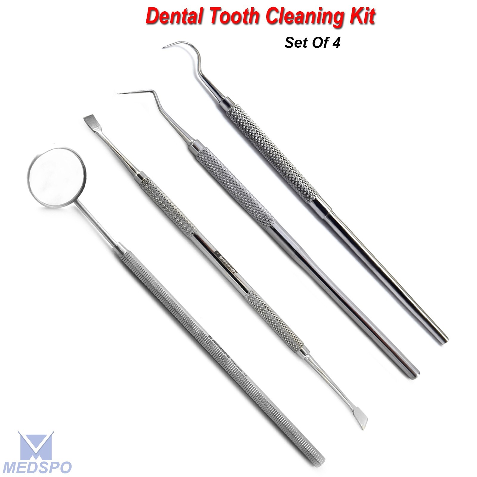 Oral Dental Teeth Cleaning Kit Plaque Remover Care Tooth Scraper Instruments Set