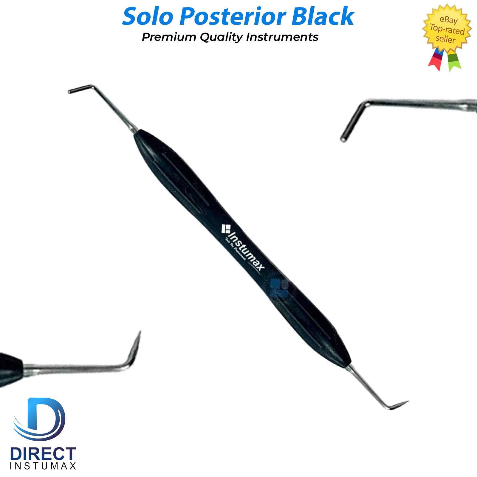 Solo Posterior Dental Composite Filling Instruments Restorative Silicone Handle