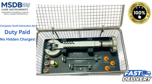 BENEX II TOOTH EXTRACTION SYSTEM COMPLETE SET FOR DENTAL PRACTICES Duty Paid US