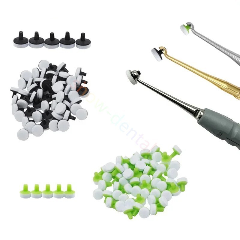 Dental OptraSculpt Foam Pads Kit Veneer Composite Resin Filling Spatula Handle