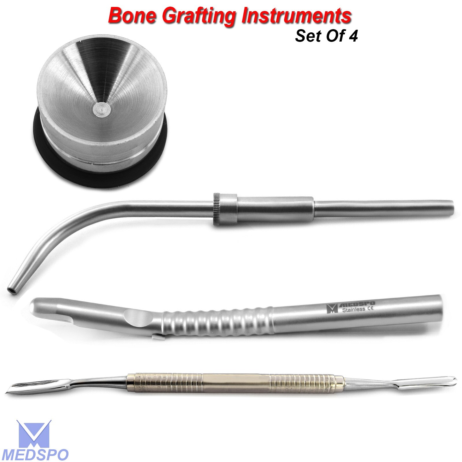 Surgical Implant Bone Grafting Instruments Graft Syringe Dental Amalgam Well pot