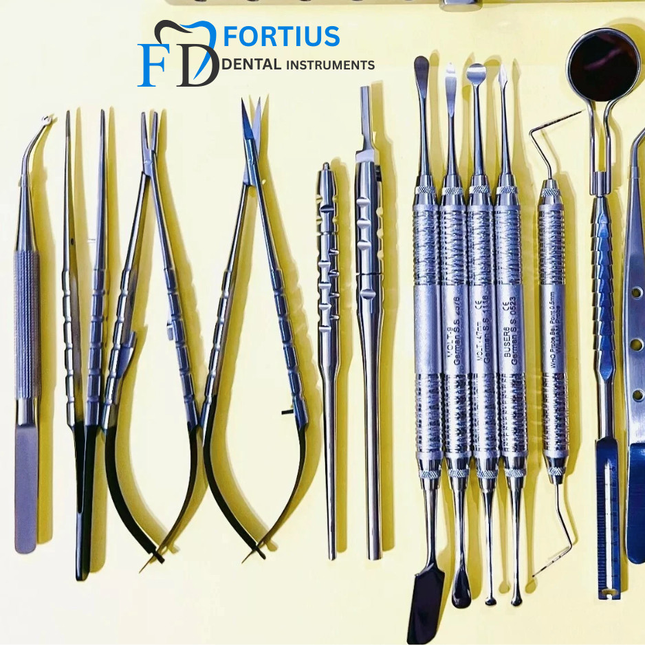 Micro Periodontal Oral Surgery Kit Periosteal Set Dental Mucogingival Instrument