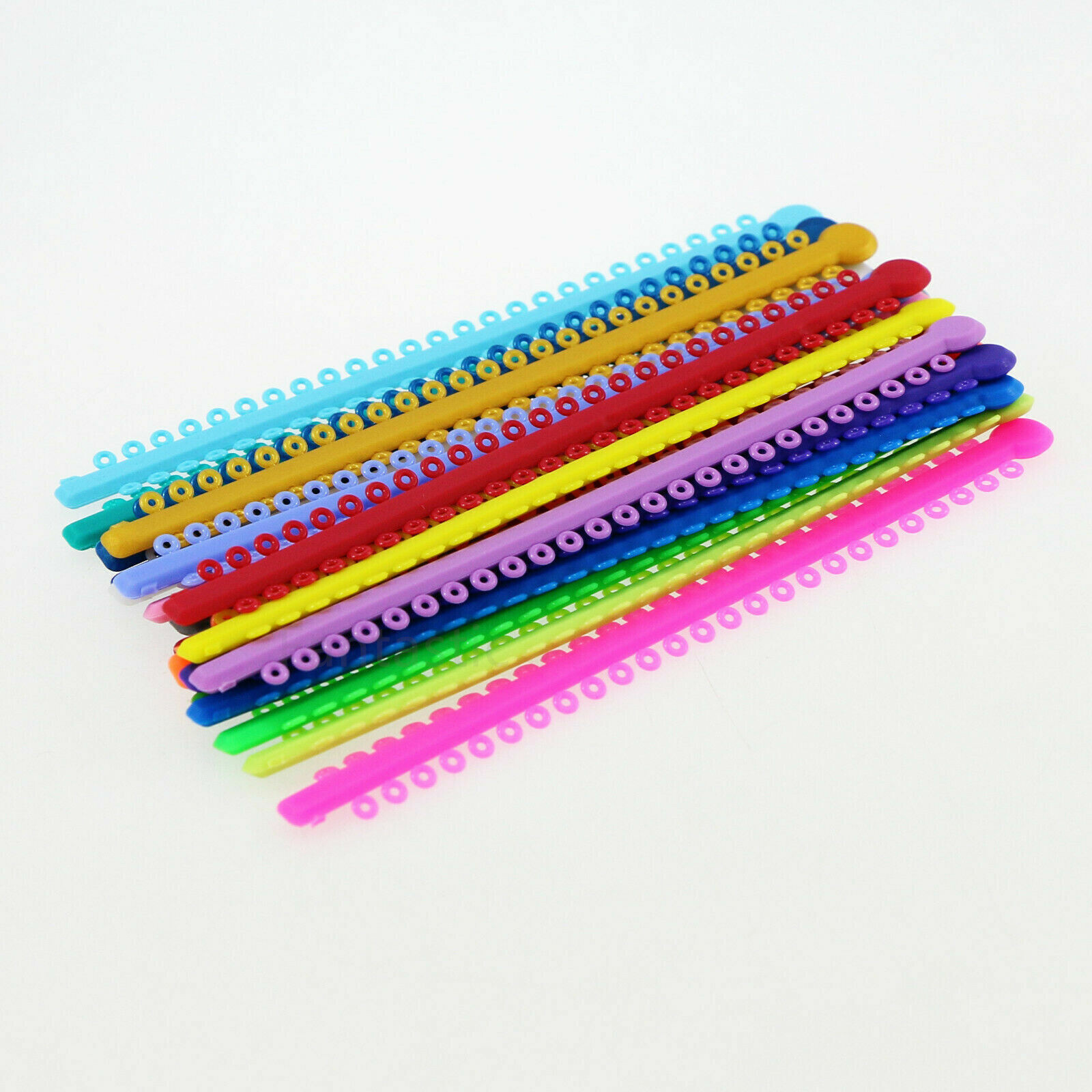 Dental Orthodontic Ligature Ties Elastic Rubber Bands for Brackets Light Force
