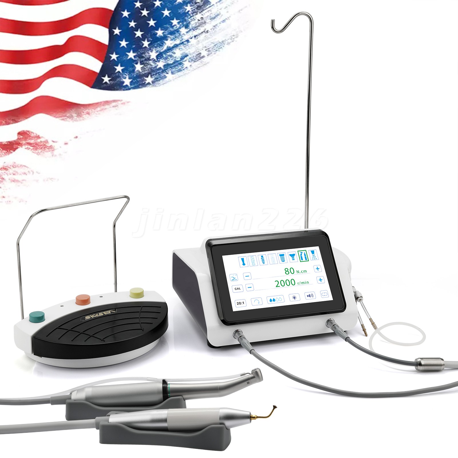USA LED Dental Ultrasurgery Piezo Bone Surgery Piezo Chirurgie +Implant Motor