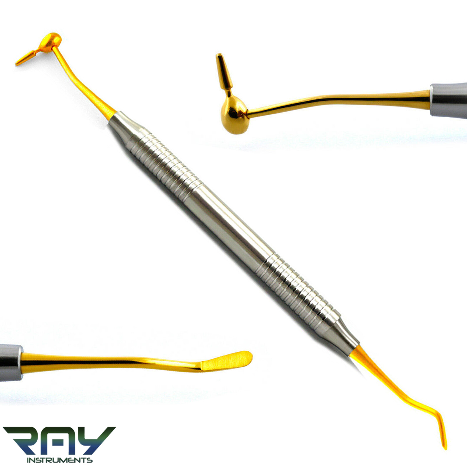 Titanium Gold Dental Composite Cavity Filling Instruments CIG6 Restorative Tool