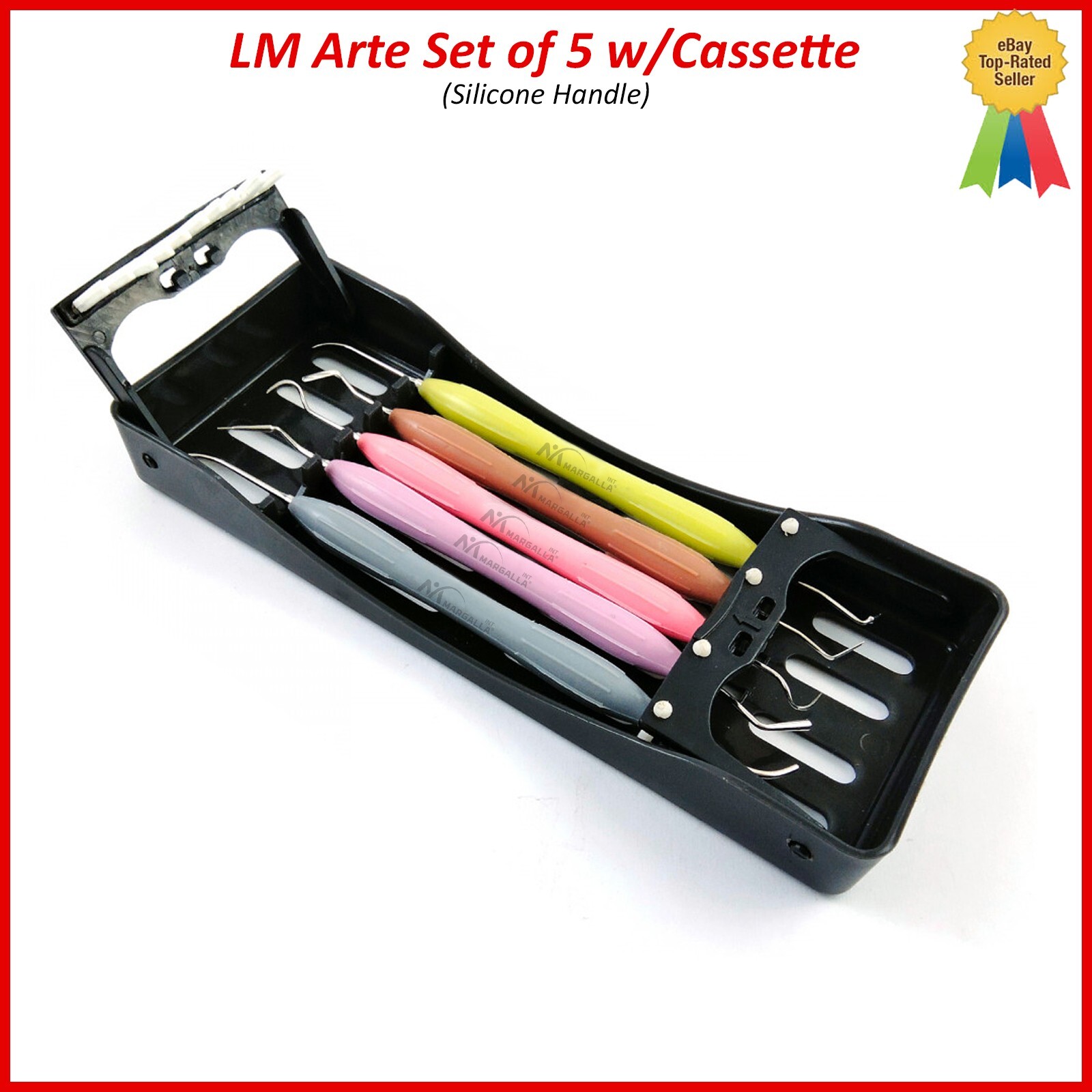 Composite Filling LM Arte Silicone Handle Restorative Cassette Dental Instrument