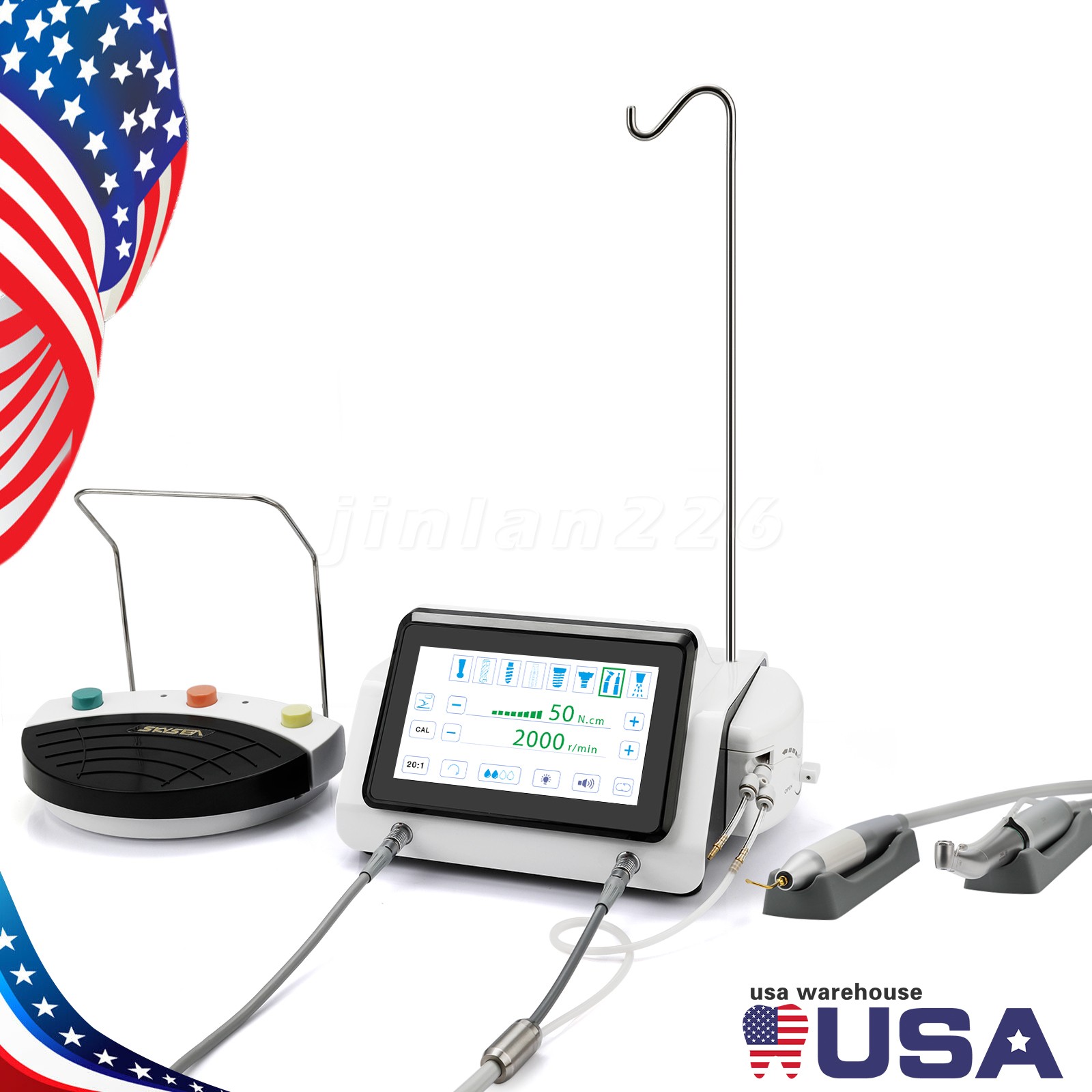 2in1 Piezo Surgery & Implant Motor System Dental Bone Surgery & Implantation