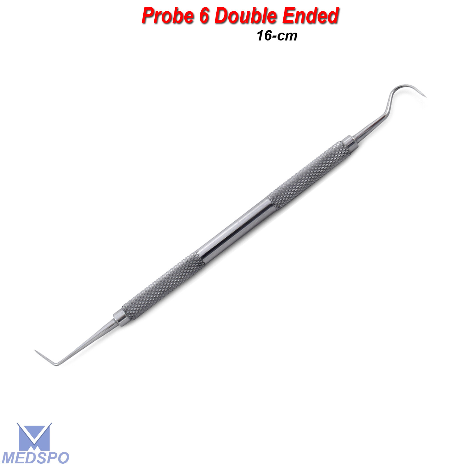 Diagnostic Probe 6 Double Ended Examination Dentist Pick Tooth Care Instrument