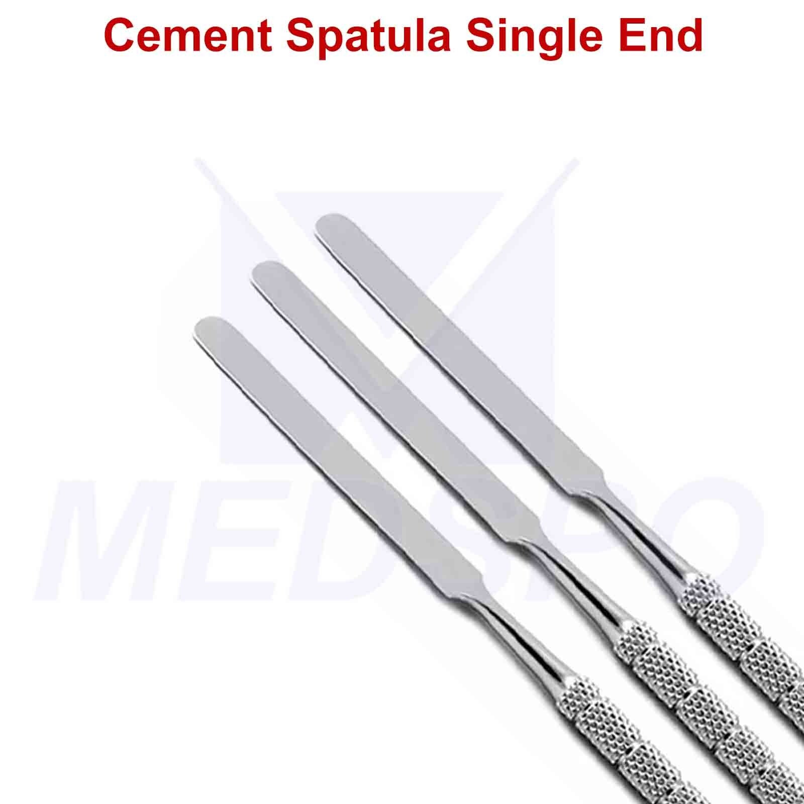 Dental Amalgam Cement Spatula Single Ended Set Of 3 Wax Carving Mixing Scraper