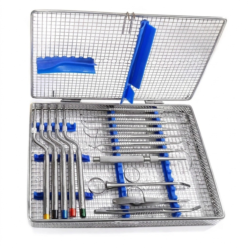 Dental Implant Lifting Tray Elevators Sinus Lift Bone Grafting Sinus kit 16PCs