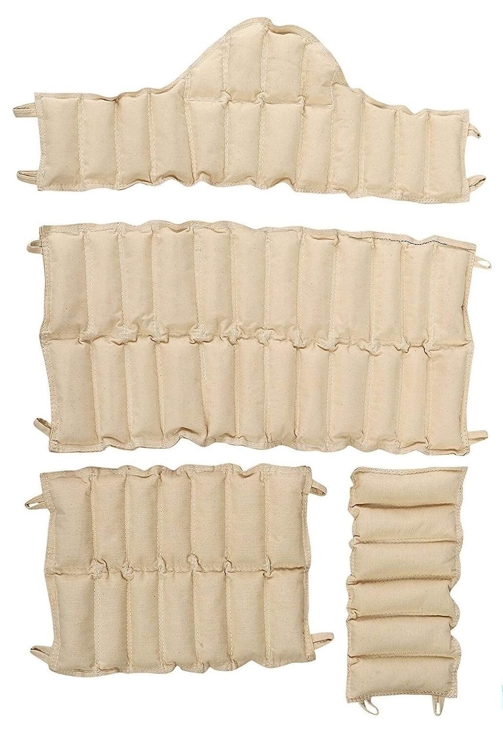Hot Pack Set Physio heat Hydrocollator Solutions Moist, for pain relief 4 Count