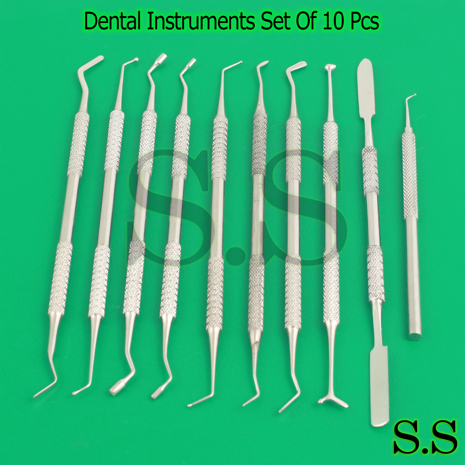 Dental Instruments Set Of 10 pcs Filling Instruments PR-100