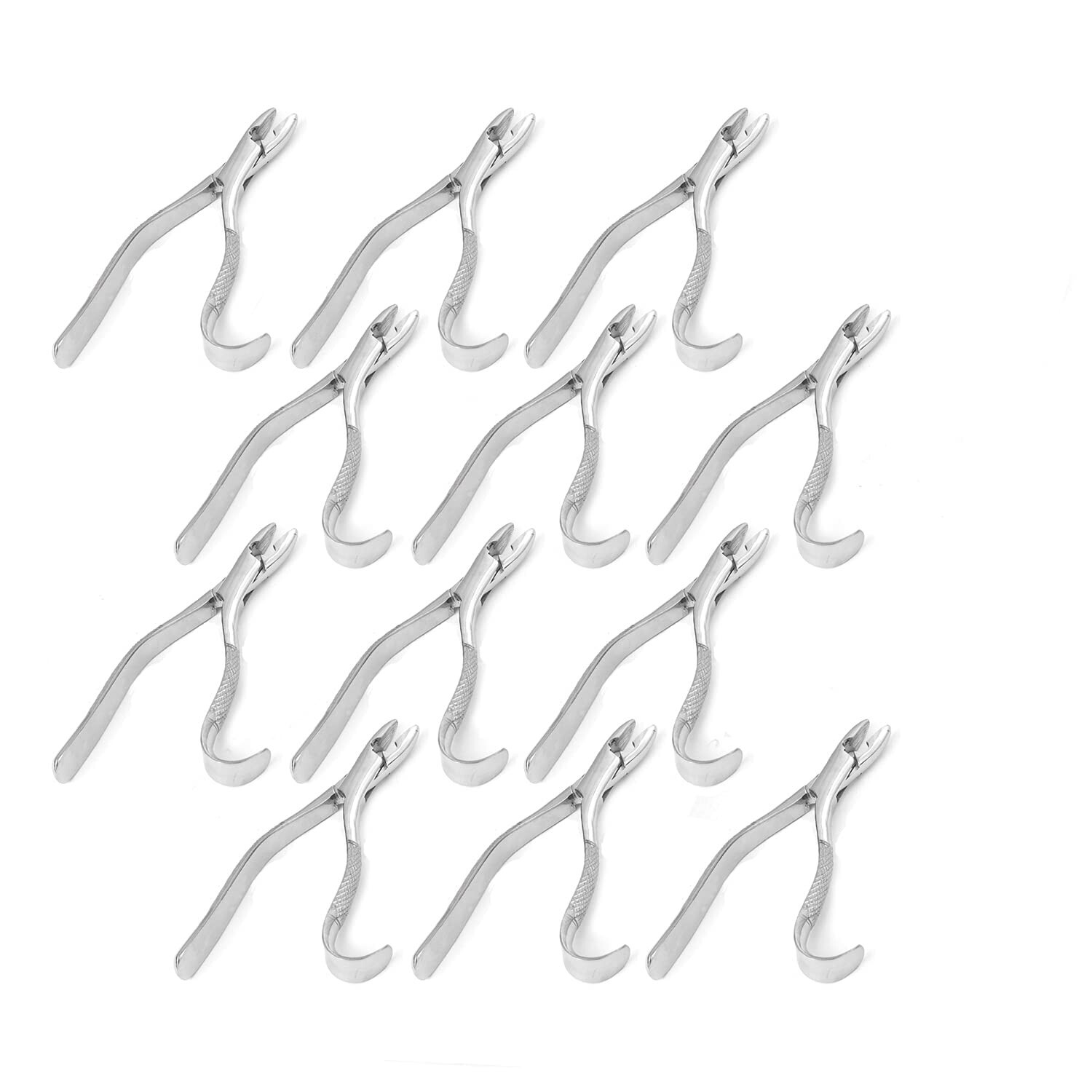Set Of 12 Pieces Extracting Forceps # 99A Dental Surgical Instruments