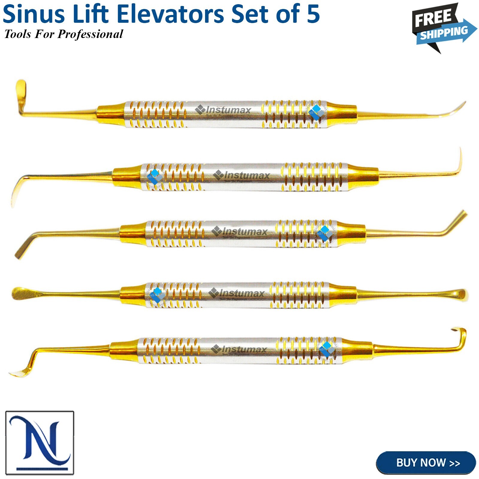 Assorted Clinical Sinus Lift Instruments Bone Grafting Oral Surgery Periodontal