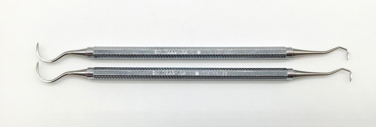 Goldman U15/33 Double-Ended Dental Scaler – LOT of 2 – NEW