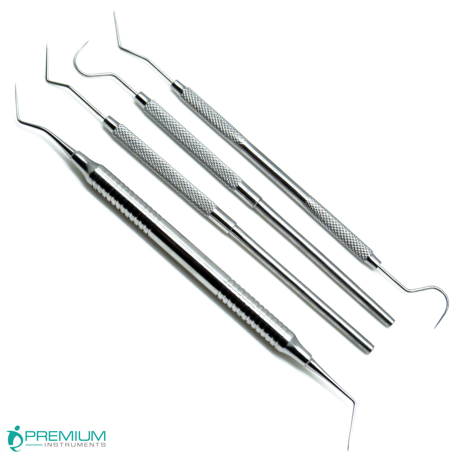 Dental Explorer 23, 9, 23/17A, Dg16 Diagnostic Examination Instruments Set of 4