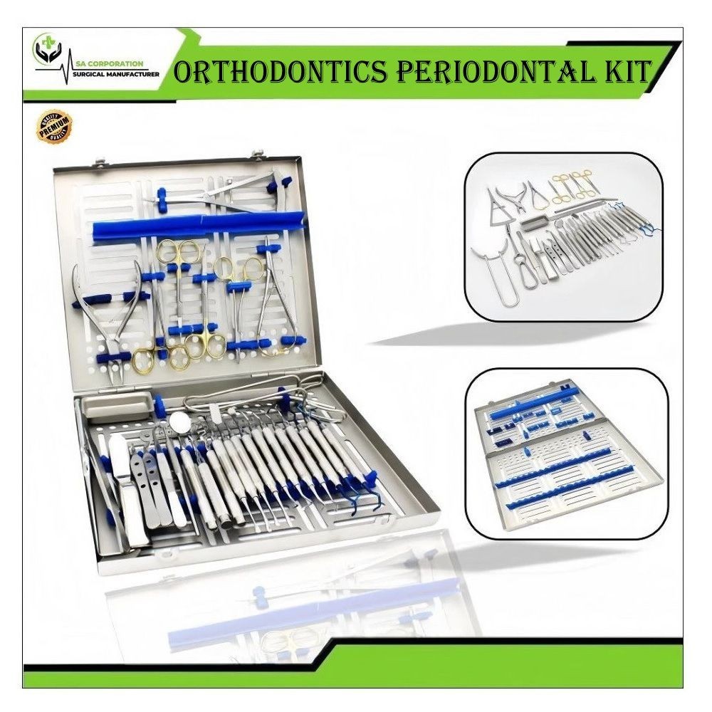 Periodontal Instruments Kit Dental Implants Surgical Orthodontics 33 PCS Set