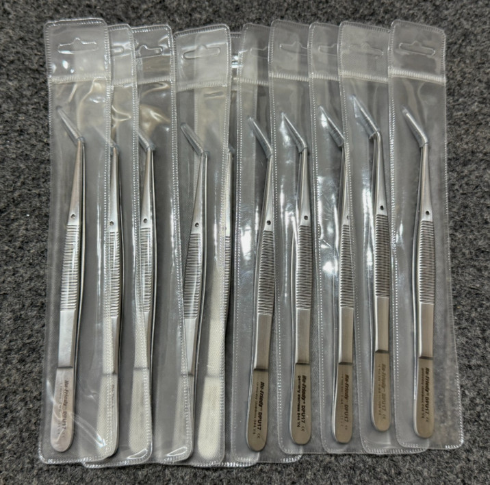 Lot of 10 Hu-Friedy DPU17 Utility Pick-Up Dressing Pliers Dental Stainless