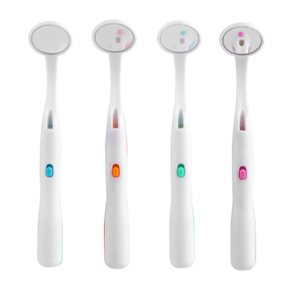 1/2PC Dental Mirror with Light Dental Instruments lluminate Tooth Care Tool US