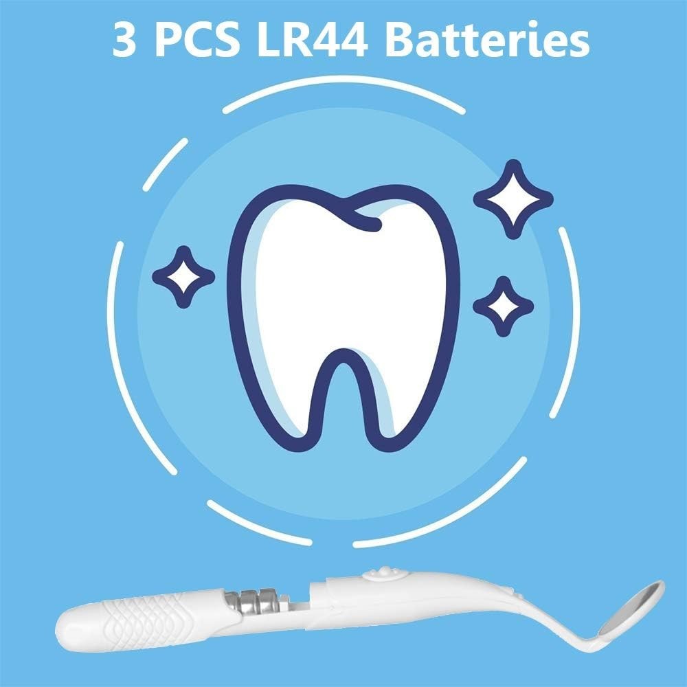 Compact Rectangular Dental Mirror with LED Light – Your Essential Oral Care Tool