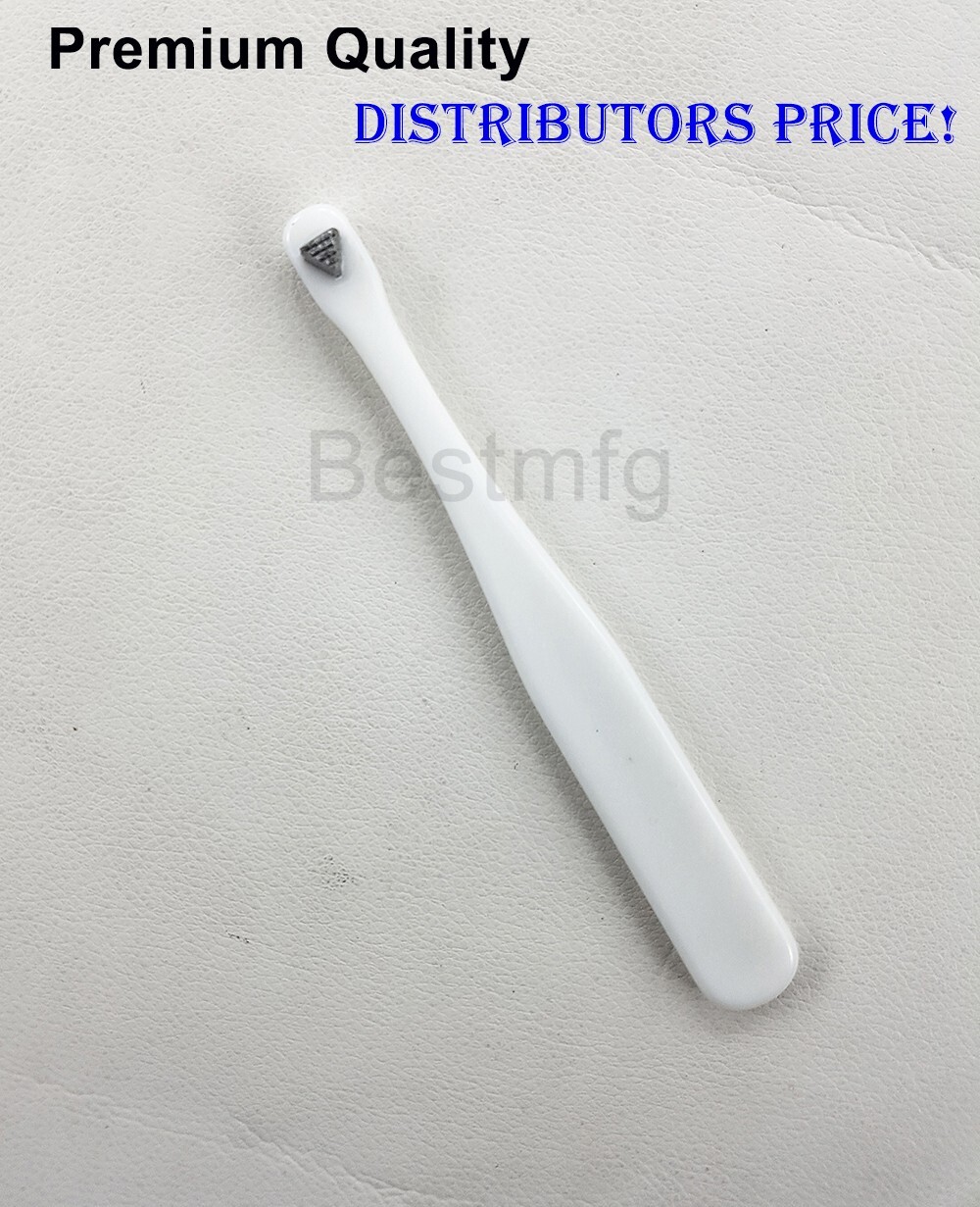 Dental Plastic Handle Molar Band Seater 135 Degree Autoclavable White Color